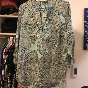 Paisley long, lightweight top - only worn twice